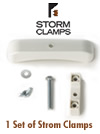 1 set of Storm Clamps 